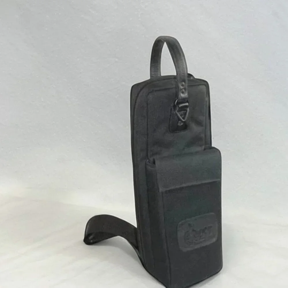 Gard Mid-Suspension Flute Black Canvas Leather Large Accessory Gig Bag - Picture 4 of 7